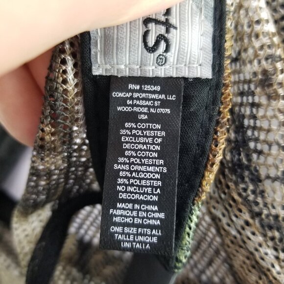 ✅Quality State Oil Camo Mesh Trucker Hat K-Products Snapback Cap OSFA Petroliana - Picture 6 of 9